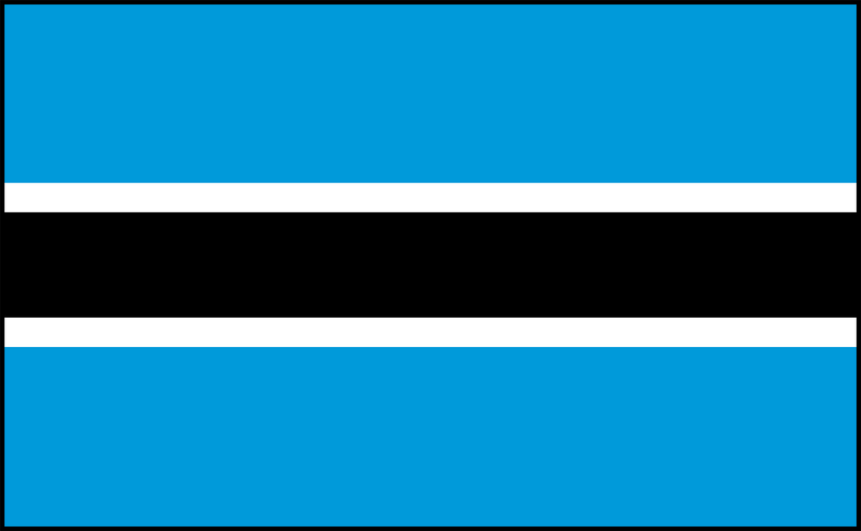 Image of Botswana flag