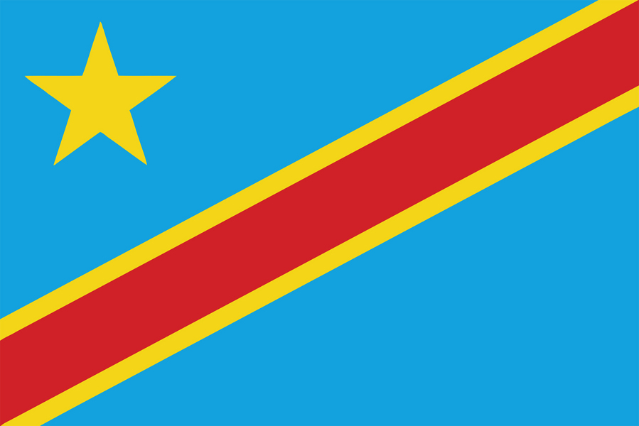 Image of Democratic Republic of Congo flag