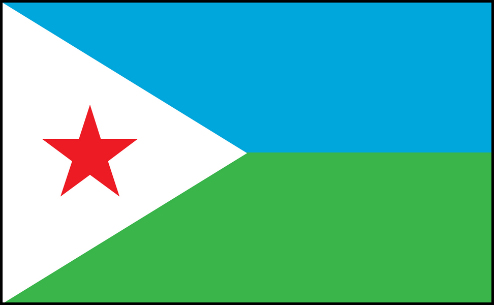 Image of Djibouti flag