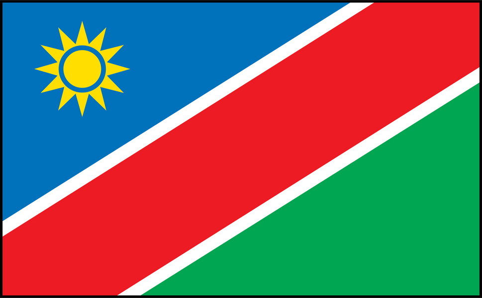 Image of Namibia flag