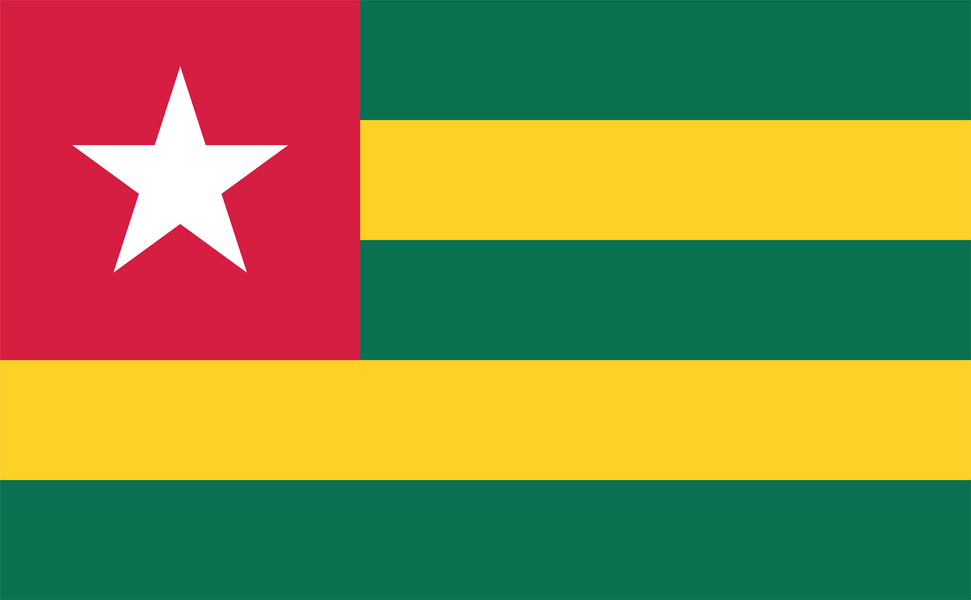 Image of Togo flag