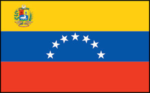 Venezuela Flag and Coat of Arms Image